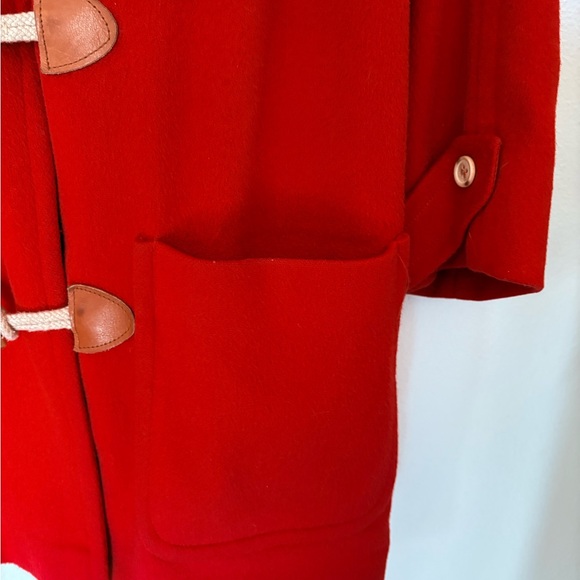 Eddie Bauer Red Duffle Toggle Coat | Heritage | Medium - Picture 4 of 11